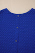 Exclusive Textured Jacquard Button Tee And Short Set