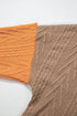 Exclusive Textured Patchwork Paneled Pocket Top