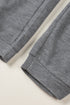 Exclusive Textured Ribbed Sleeveless V Neck Pocketed Jumpsuit