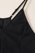 Exclusive Textured Ribbed Sleeveless V Neck Pocketed Jumpsuit