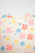 Exclusive Vintage Floral Print Crop Top Wide Leg Short Set