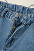 Exclusive Washed Super Wide Leg Denim Jeans