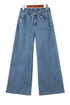 Exclusive Washed Super Wide Leg Denim Jeans