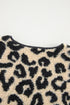 Exclusive Western Leopard Print Fleece Sherpa Vest