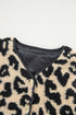 Exclusive Western Leopard Print Fleece Sherpa Vest