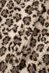 Exclusive Western Leopard Print Sherpa Patchwork Button Up Jacket