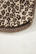 Exclusive Western Leopard Print Sherpa Patchwork Button Up Jacket