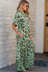 Exclusive Western Leopard Print Wide Leg Pant Sets