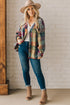 Exclusive Western Plaid Brushed Checked Buttoned Jacket
