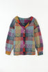 Exclusive Western Plaid Brushed Checked Buttoned Jacket