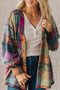 Exclusive Western Plaid Brushed Checked Buttoned Jacket