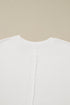 Exposed Seam Dot Floral Patchwork Sleeve Plus Size Sweatshirt