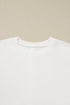 Exposed Seam Dot Floral Patchwork Sleeve Plus Size Sweatshirt
