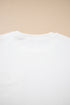 Exposed Seam Drop Shoulder Pocket Pullover Sweatshirt