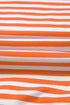 Exposed Seam Drop Shoulder Striped Cotton Blend Pullover Top