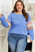 Exposed Seam Floral Mixed Patchwork Relaxed Western Sweatshirt
