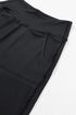 Exposed Seam High Waist Pocketed Jogger Pants