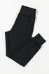 Exposed Seam High Waist Pocketed Jogger Pants