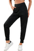 Exposed Seam High Waist Pocketed Jogger Pants