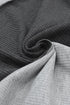 Exposed Seam Ribbed Knit Patchwork Top