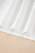 Exposed Seam Striped Panel Relaxed Fit V Neck Top