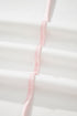 Exposed Seam Striped Panel Relaxed Fit V Neck Top
