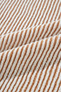 Exposed Seam Striped Ribbed Knit Crew Neck Sweater