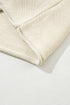 Exposed Seam Textured Knit Sleeveless Pullover Sweater