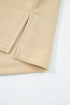 Exposed Seam Textured Patchwork Drop Shoulder Long Sleeve Top