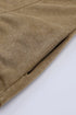 Exposed Seam Twist Open Back Oversized Pullover Sweatshirt