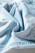 Exposed Stitch Detail Drawstring Wide Leg Barrel Jeans
