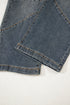 Exposed Stitching High Waist Relaxed Wide Leg Jeans