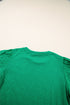 Eyelet Flutter Sleeve Mixed Media Knit Top