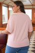 Eyelet Lace Star Applique Cotton Blend Tee