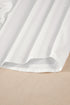 Eyelet Ruffle Trim Button Front Cotton Shirt