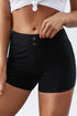 Eyelets Waistband Swim Boyshorts