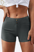 Eyelets Waistband Swim Boyshorts