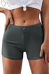 Eyelets Waistband Swim Boyshorts