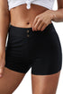 Eyelets Waistband Swim Boyshorts