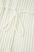 Boho Open Knit Tie Waist Mini Cover Up