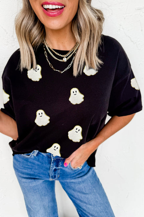 Ghost Character Graphic Art Print T Shirt