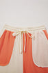 Raw Seam Wide Leg Ankle Length Pants
