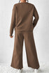 Ultra Loose Textured Slouchy Matching Pant Set