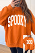 Boo Double Sided Print Reversible Mock Neck Sweatshirt