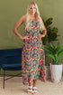 The Coastal Breeze Floral Maxi Dress