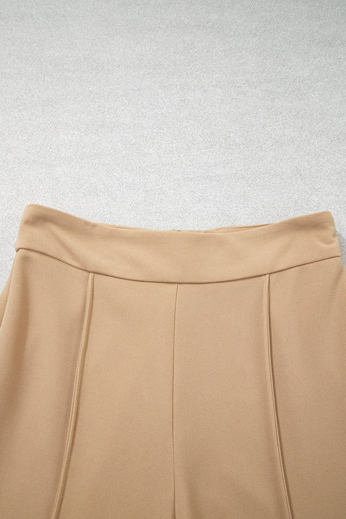 High Waist Full Length Regular Fit Pants