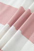 Striped Half Zip Bracelet Sleeve Top Short Set