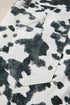 Abstract Print Metal Button Regular Fit Full Length Jeans