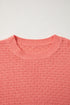 Drop Shoulder Ribbed Knit Long Sleeve Sweater