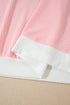 Ribbed Knit Long Sleeve Round Neck Top